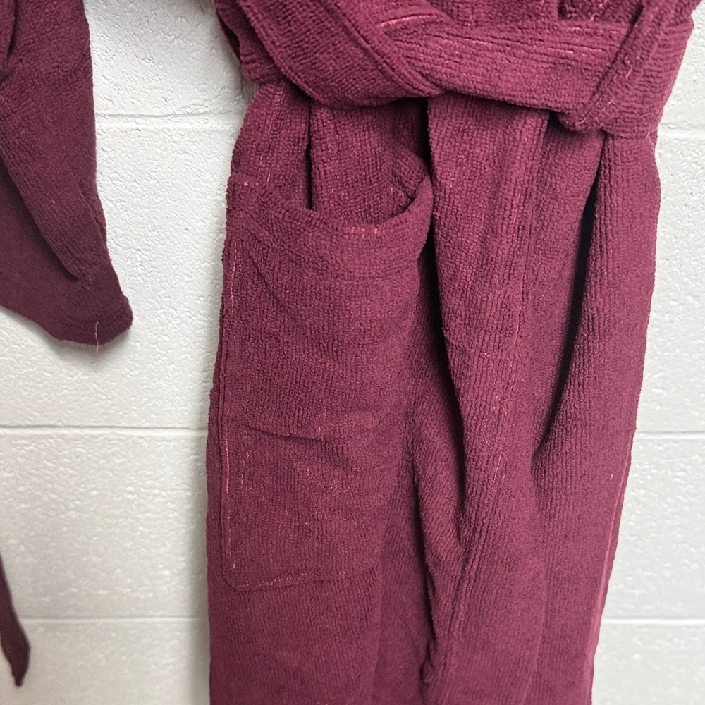 FashGudim Burgundy Robe - Picture 5 of 10